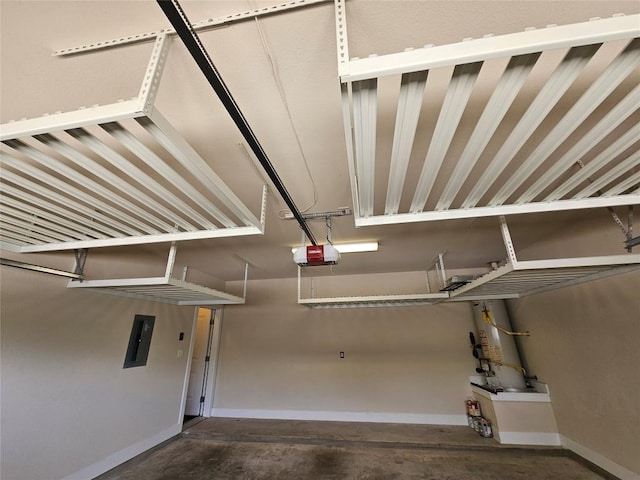 11913 Natures Bnd, Austin, TX 78753 - garage featuring a garage door opener and electric panel