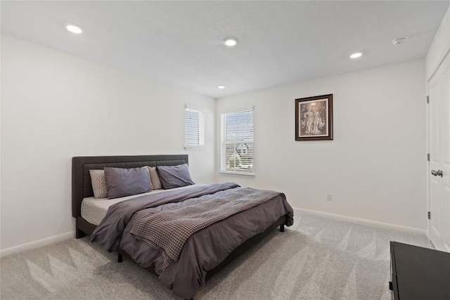 708 Leeward Pass, Leander, TX 78641 - carpeted bedroom with recessed lighting