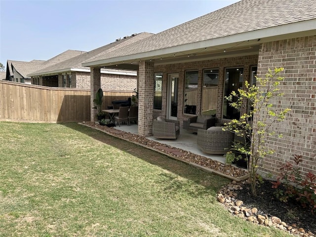 22046 Gateway Arch Dr, Porter, TX 77365 - view of yard with a patio