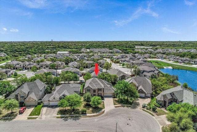 431 Ridgetop Bnd, Cedar Park, TX 78613 - aerial perspective of suburban area with a large body of water