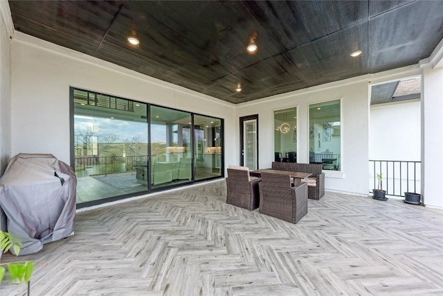 2420 Novara Trl, Leander, TX 78641 - view of patio featuring grilling area
