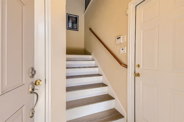view of staircase