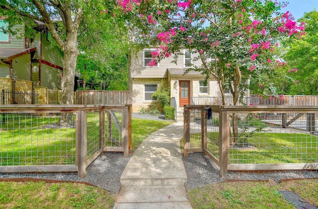 3902 Willbert Rd, Austin, TX 78751 - view of front of property with a gate