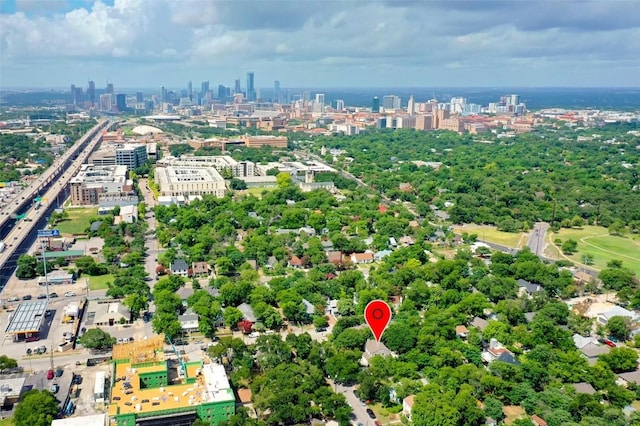 3902 Willbert Rd, Austin, TX 78751 - drone / aerial view of city skyline