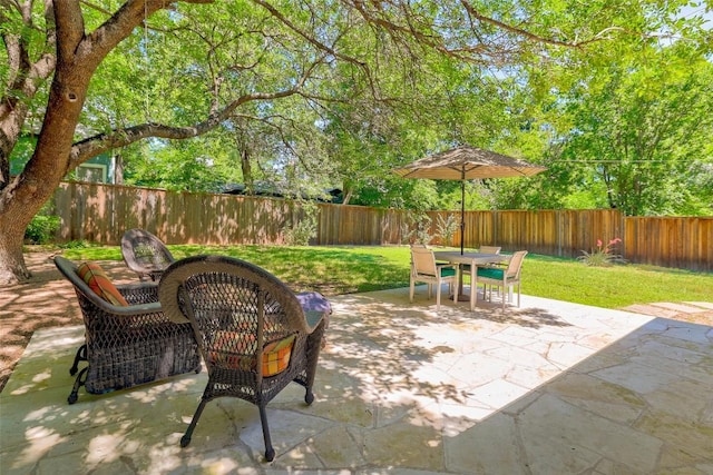 3902 Willbert Rd, Austin, TX 78751 - view of patio with outdoor dining area