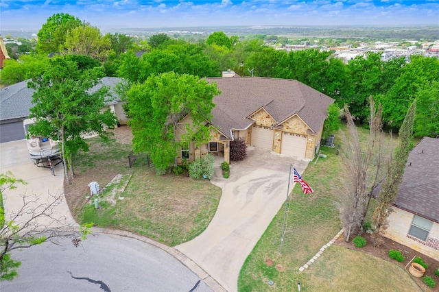 1008 Laurel Oak Cir, Marble Falls, TX 78654 - aerial view of property and surrounding area
