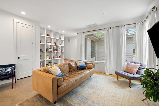 1503 Richcreek Rd Unit A, Austin, TX 78757 - living room featuring recessed lighting