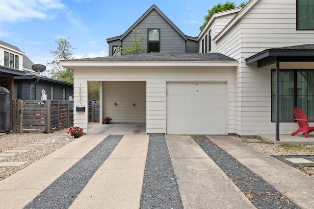 1503 Richcreek Rd Unit A, Austin, TX 78757 - view of property exterior featuring driveway and a garage