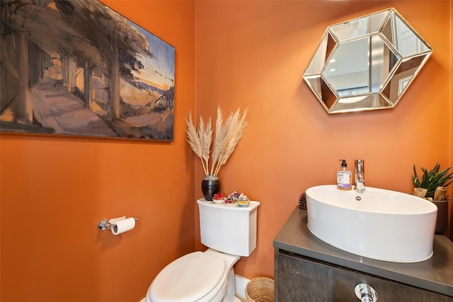 1503 Richcreek Rd Unit A, Austin, TX 78757 - half bath with toilet and vanity