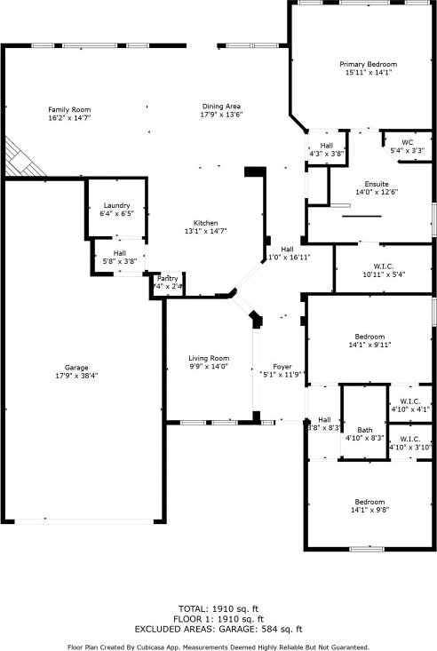 2009 Manada Trl, Cedar Park, TX 78641 - view of floor plan / room layout