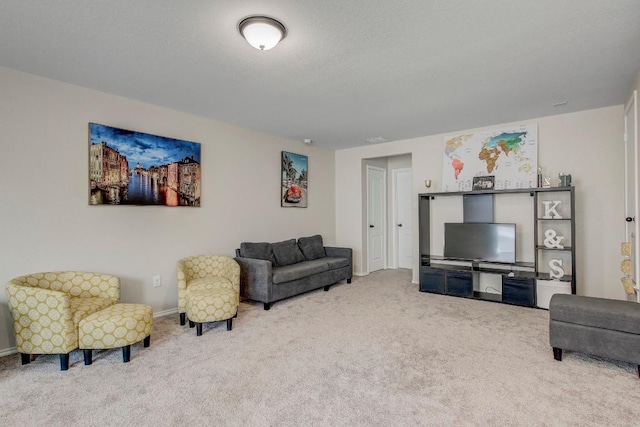 285 Kat Garnet Dr, Kyle, TX 78640 - living area with carpet and baseboards