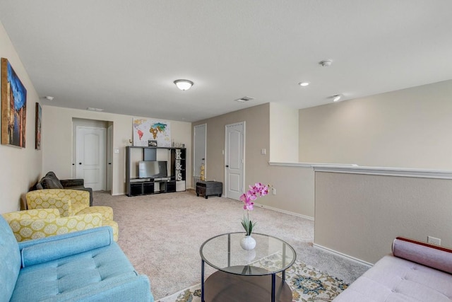 285 Kat Garnet Dr, Kyle, TX 78640 - carpeted living room featuring baseboards