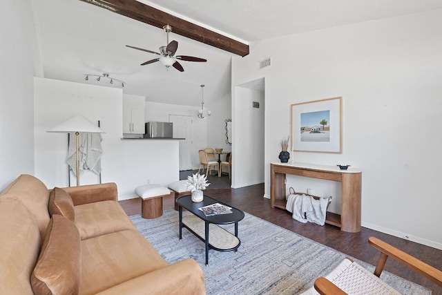 306 Tilbury Ln, Austin, TX 78745 - living area with a ceiling fan, wood finished floors, and a chandelier