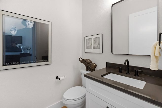 744 Buffalo Trl, Liberty Hill, TX 78642 - bathroom featuring toilet and vanity