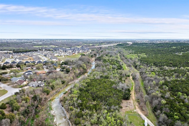 bird's eye view featuring a residential view