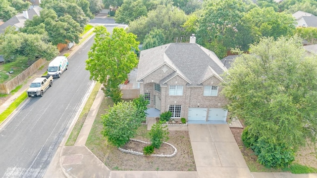 8613 Columbia Falls Dr, Round Rock, TX 78681 - view from above of property