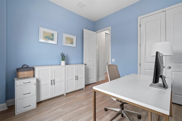 236 Diamondback Dr, Georgetown, TX 78628 - office space featuring light wood-type flooring and baseboards