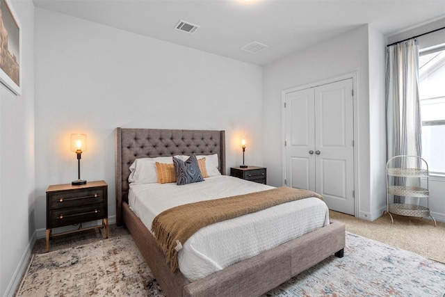 236 Diamondback Dr, Georgetown, TX 78628 - carpeted bedroom featuring baseboards and a closet