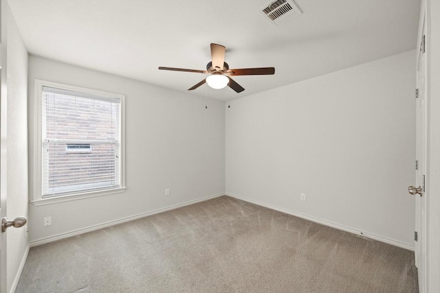 2832 Mission Tejas Dr, Pflugerville, TX 78660 - empty room featuring carpet flooring, ceiling fan, and baseboards