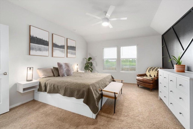 249 Calgary Ln, San Marcos, TX 78666 - bedroom featuring light carpet and ceiling fan