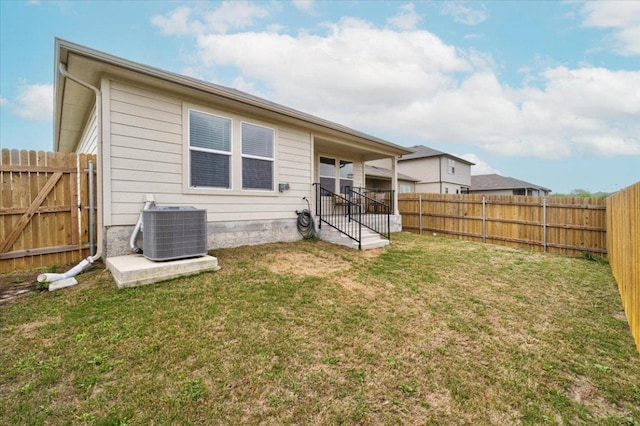 249 Calgary Ln, San Marcos, TX 78666 - back of property featuring a fenced backyard