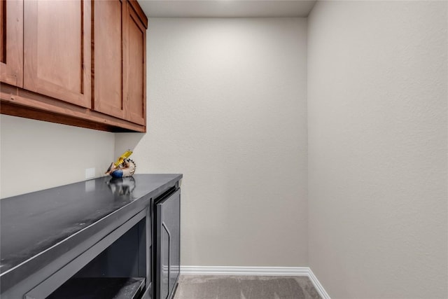 3925 Good Night Trl, Leander, TX 78641 - bar with light carpet and baseboards