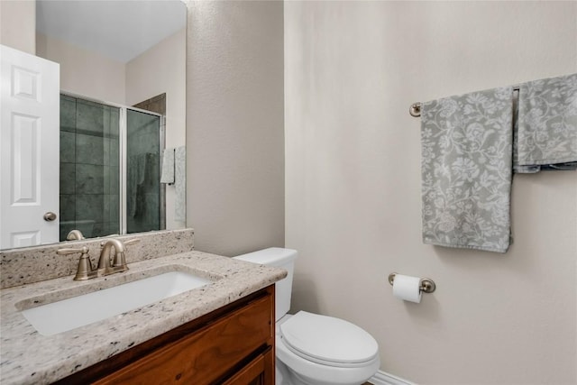 3925 Good Night Trl, Leander, TX 78641 - bathroom with vanity, toilet, and a tile shower