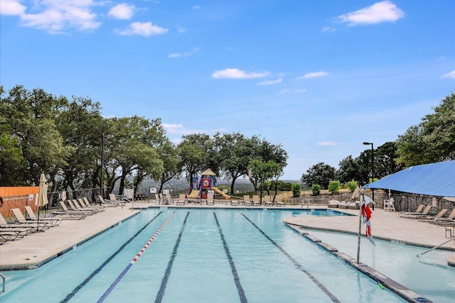 5204 Eagle Trace Trl, Austin, TX 78730 - community pool with a patio area