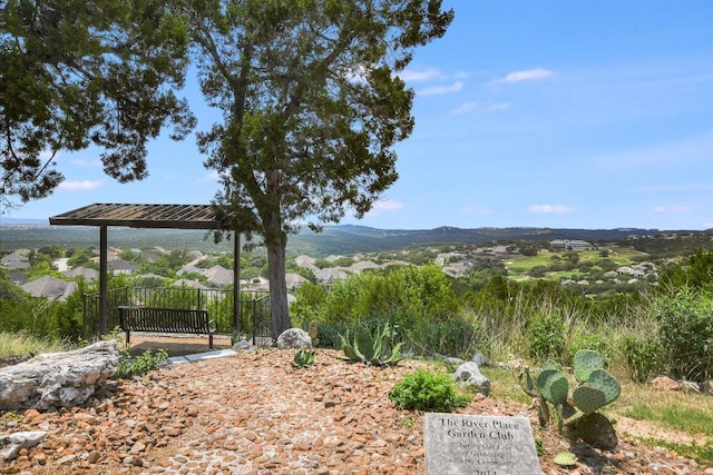 5204 Eagle Trace Trl, Austin, TX 78730 - view of yard featuring a mountain view