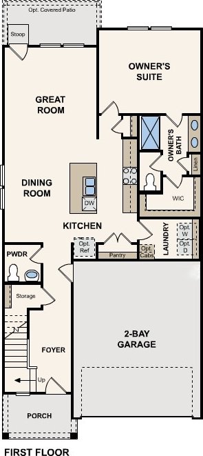 204 Escape Way, Jarrell, TX 76537 - view of room layout