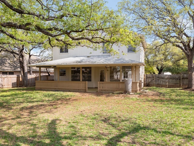 8001 Rimini Trl, Austin, TX 78729 - view of rear view of property