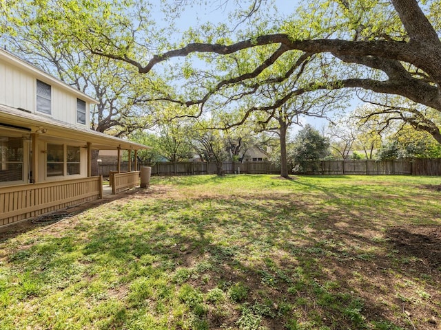 8001 Rimini Trl, Austin, TX 78729 - view of fenced backyard