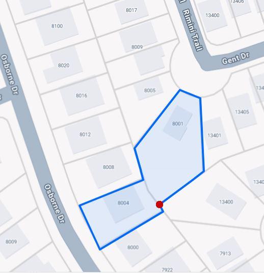 8001 Rimini Trl, Austin, TX 78729 - map / location of property area