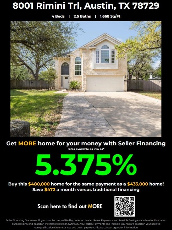 8001 Rimini Trl, Austin, TX 78729 - view of a document