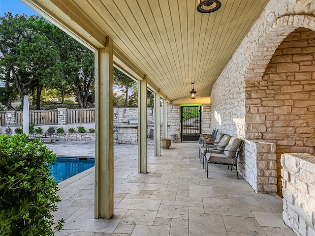 105 Capri, Lakeway, TX 78734 - fenced backyard with a patio