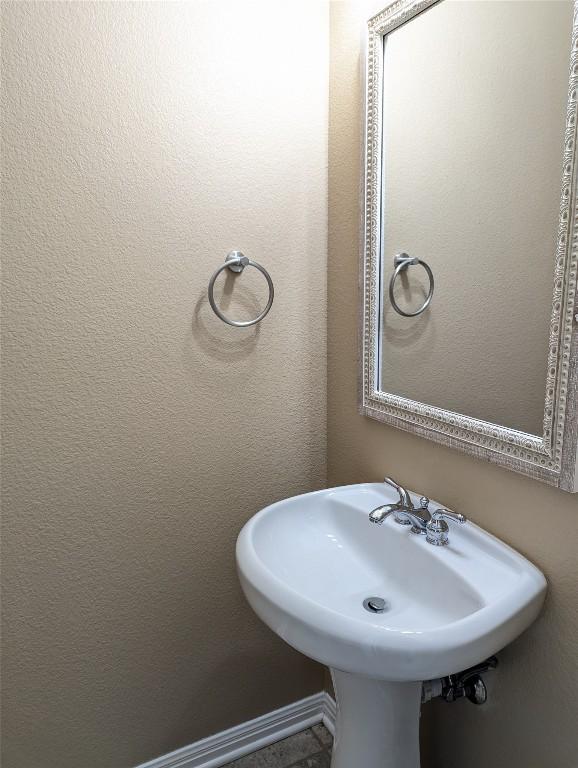 bathroom with a sink