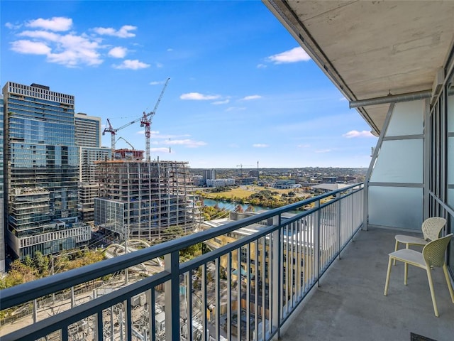 222 W Ave Unit 1907, Austin, TX 78701 - balcony with a water view and a view of city