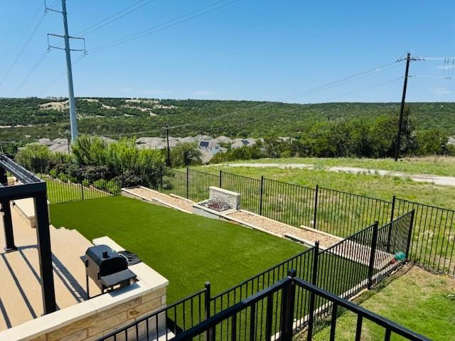 4509 Lucabella Ln, Leander, TX 78641 - view of yard with fence