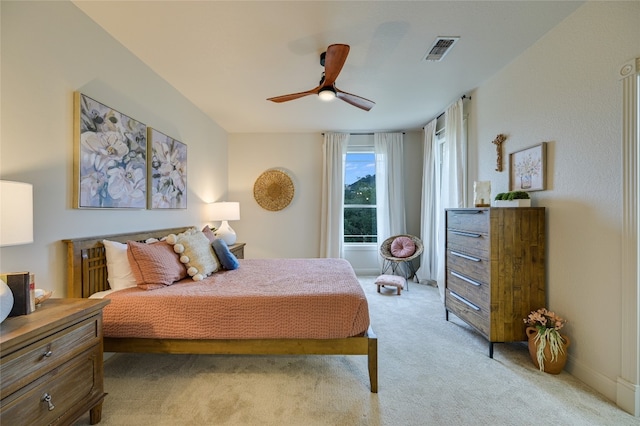 1174 Royal Eagle Dr, Fischer, TX 78623 - bedroom featuring light colored carpet and a ceiling fan