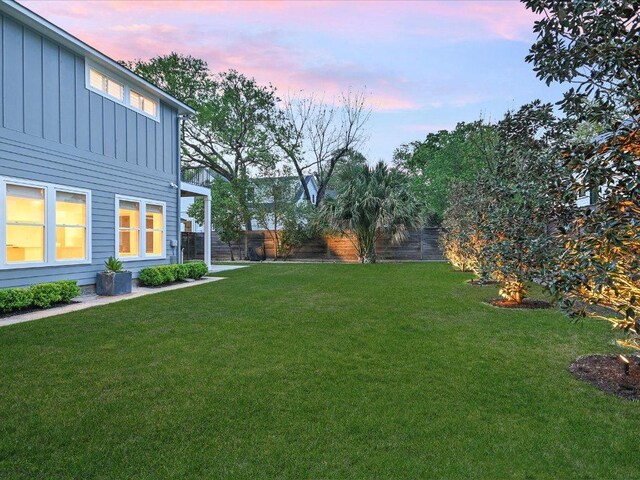 2517 Exposition Blvd, Austin, TX 78703 - view of yard at dusk