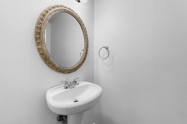 bathroom with a sink