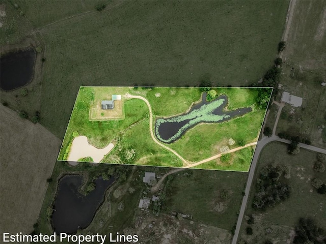 1234 County Road 135, Lincoln, TX 78948 - map / location with property parcel outlined