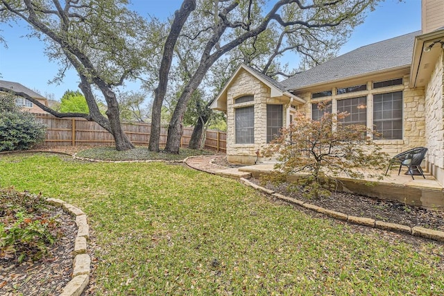 11100 Comiso Pala Path, Austin, TX 78726 - view of fenced backyard