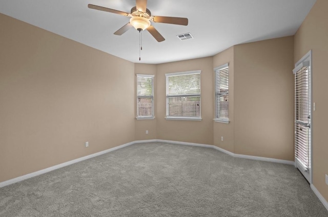 17920 Silent Harbor Loop, Pflugerville, TX 78660 - carpeted empty room with baseboards and ceiling fan