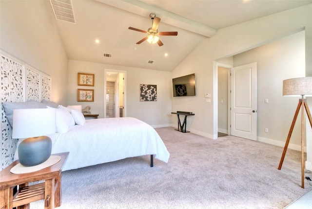 12113 Beautybrush Dr, Austin, TX 78738 - carpeted bedroom featuring a ceiling fan and recessed lighting
