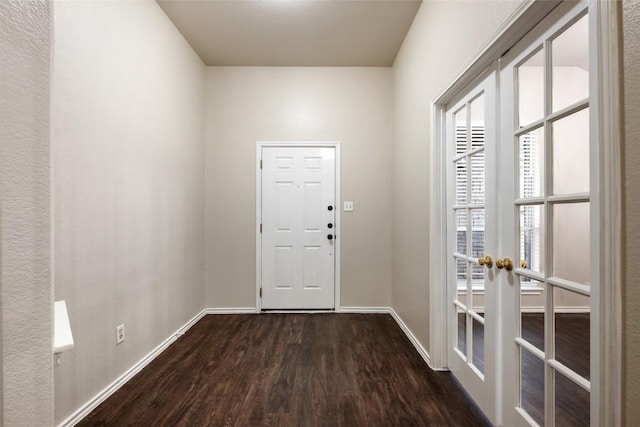 4009 Veiled Falls Dr, Pflugerville, TX 78660 - doorway to outside featuring wood finished floors and french doors