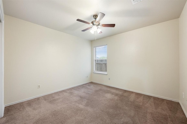 4009 Veiled Falls Dr, Pflugerville, TX 78660 - carpeted empty room featuring ceiling fan and baseboards