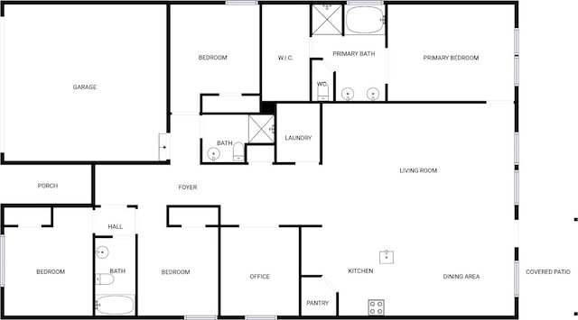 137 Periwinkle Ln, Bastrop, TX 78602 - view of property floor plan