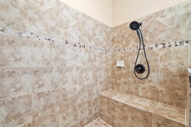 330 Arbors Cir, Elgin, TX 78621 - bathroom view of a tile shower