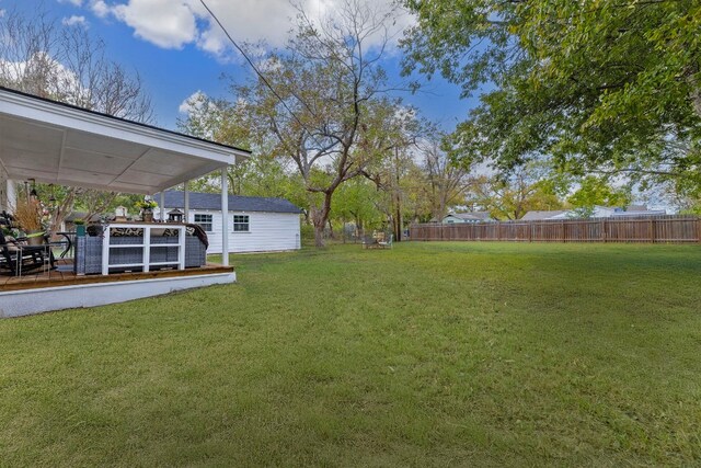 904 Fisher St, Taylor, TX 76574 - view of yard featuring an outdoor structure